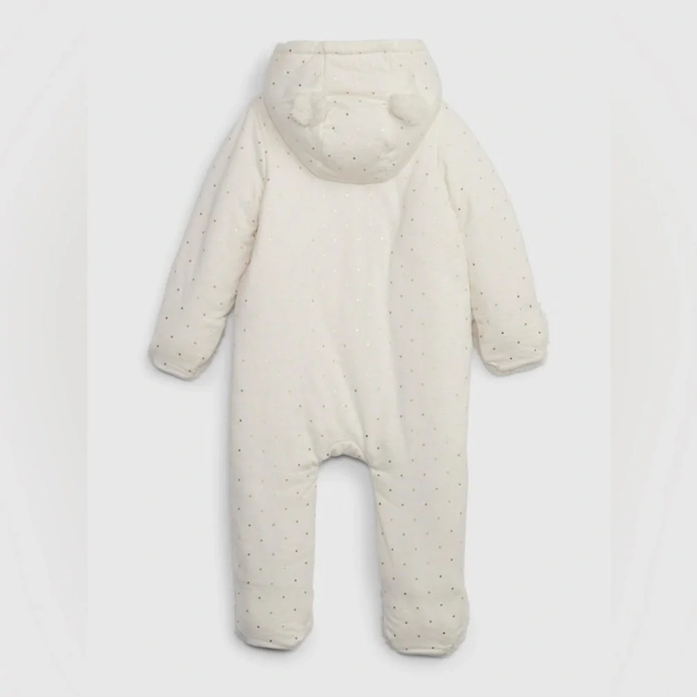 Baby Gap One-Piece Baby Sherpa Hooded size 6-12 months unisex baby cold weather